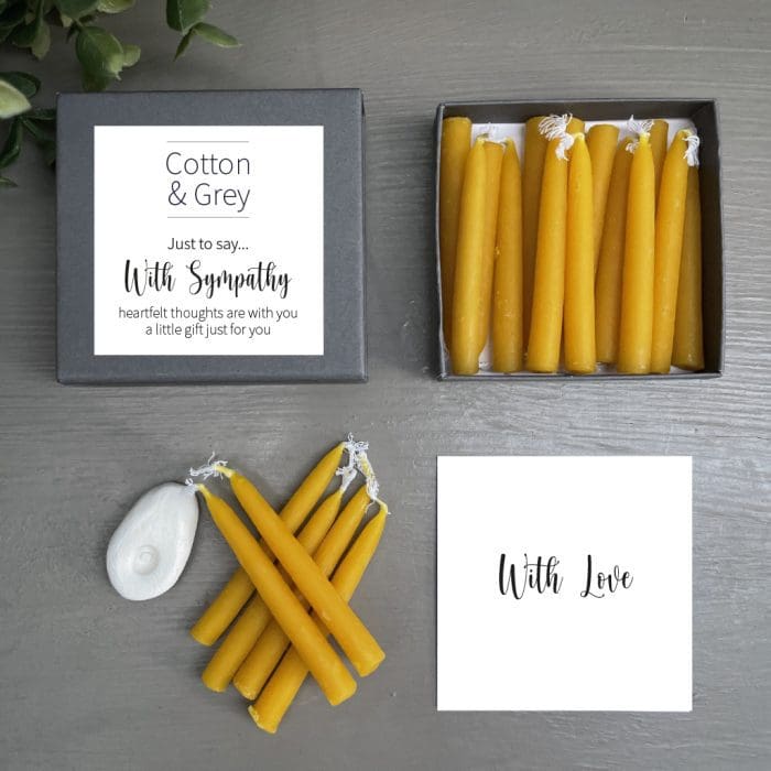 Just to Say With Sympathy Candles