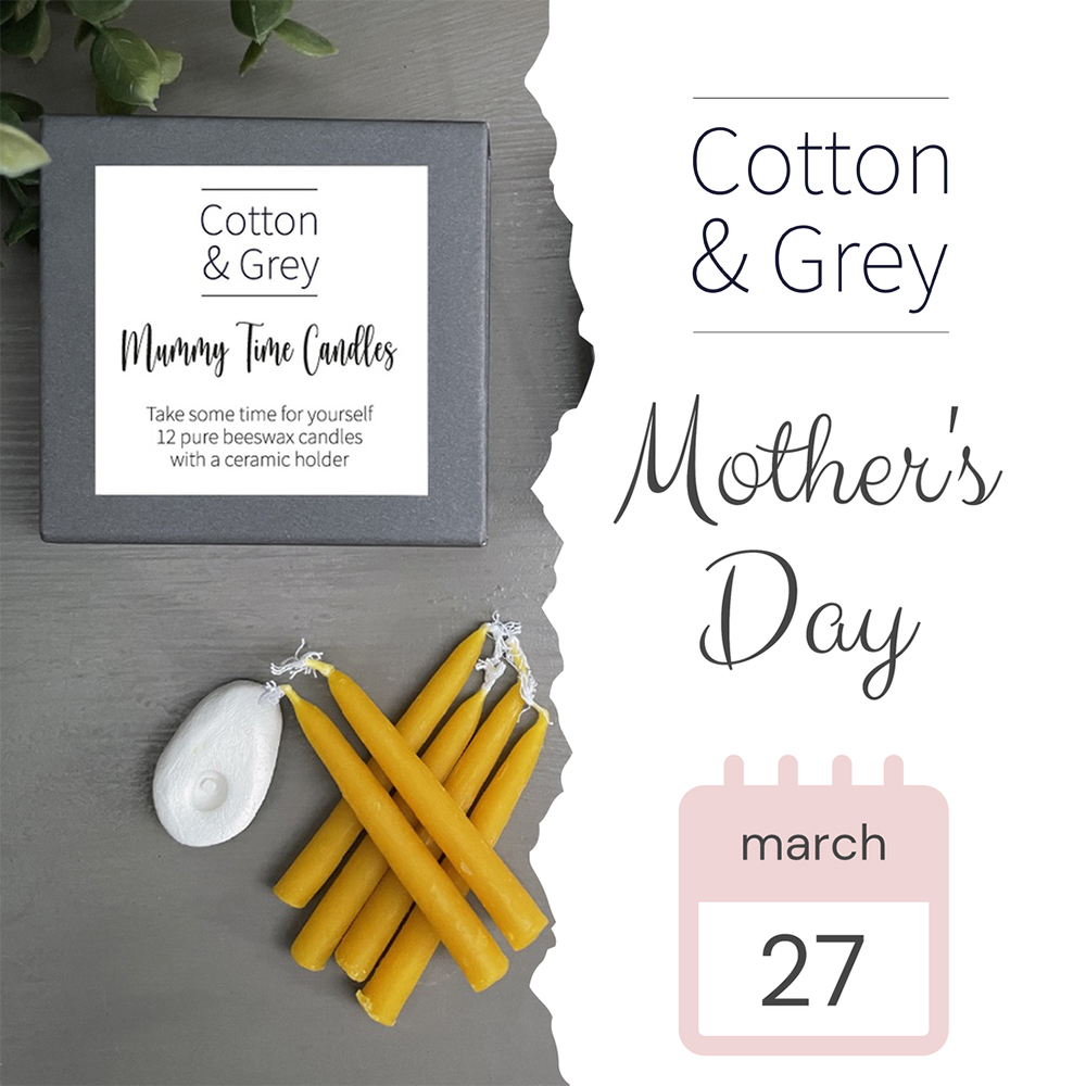 Cotton & Grey Mothers Day Candles