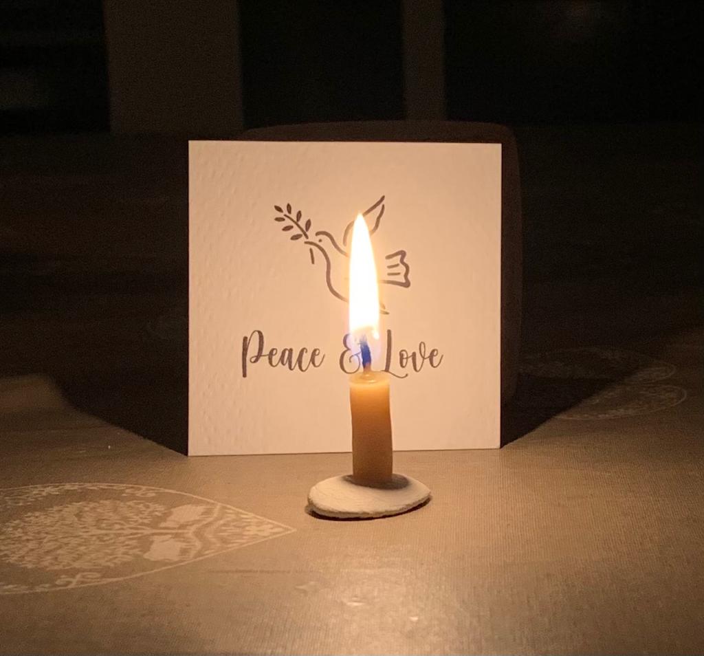 Cotton & Grey Prayer Candles #LightACandleForUkraine