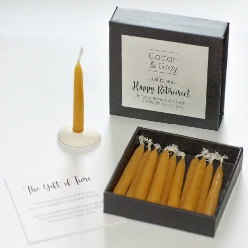 Just to say... Happy Retirement Candles