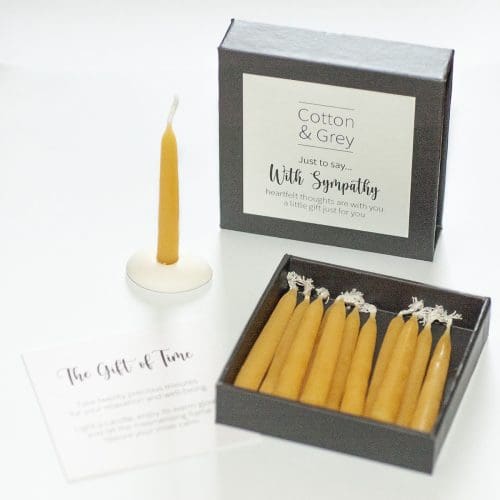 Just to say... With Sympathy Candles