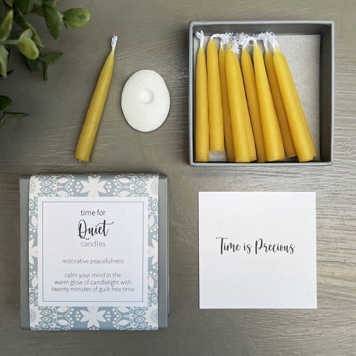 time for Quiet candles