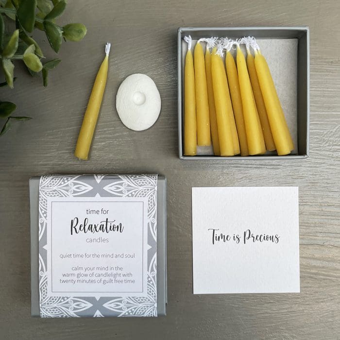 time for Relaxation candles