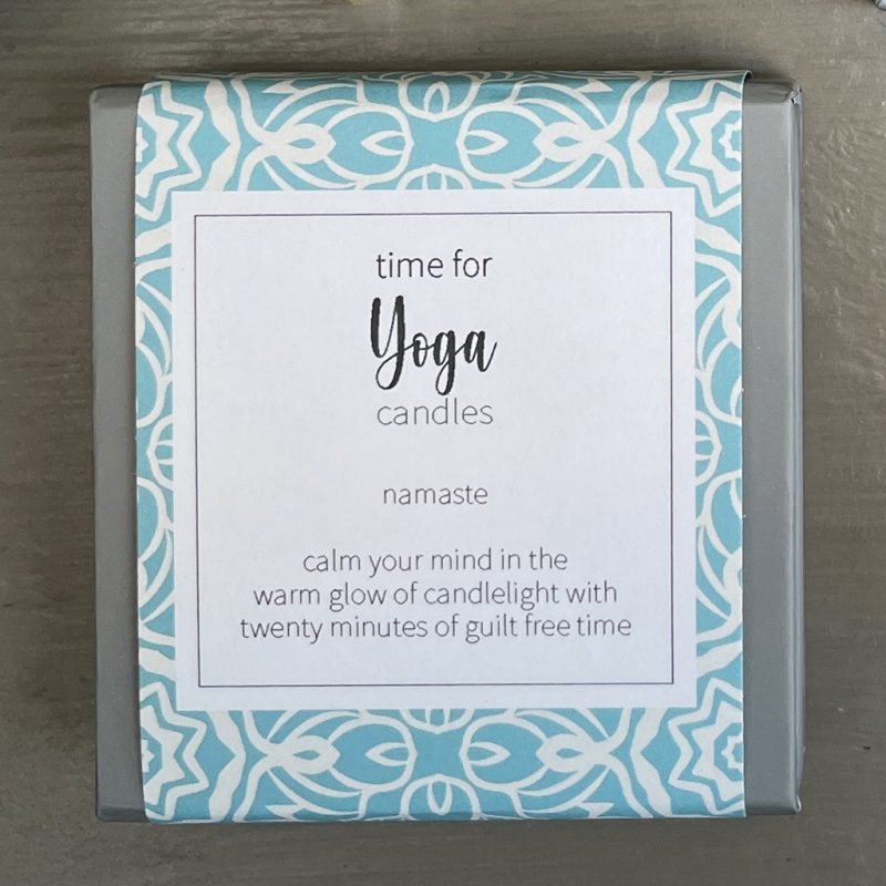 time for Yoga candles