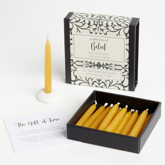 A little box of... Belief Candles