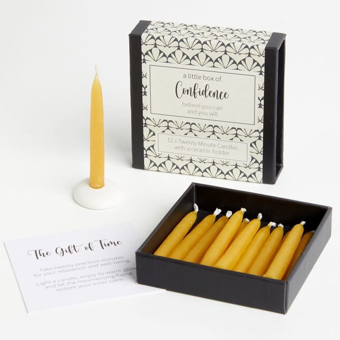 A little box of Confidence Candles