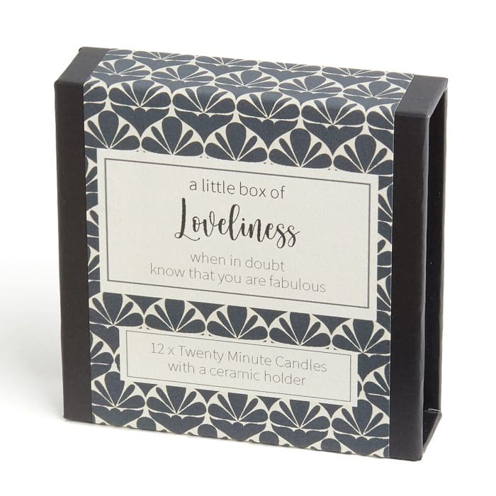 A little box of Loveliness Candles