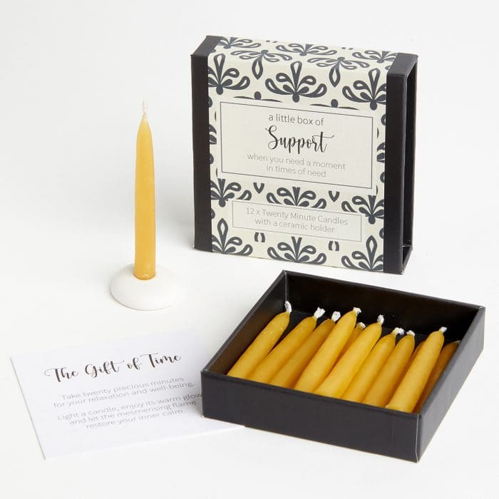 A little box of Support Candles