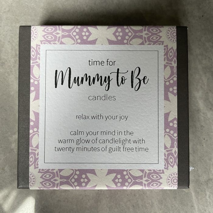 time for Mummy to Be Candles