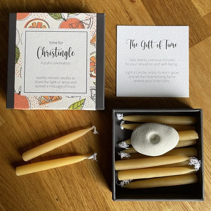 time for Christingle candles