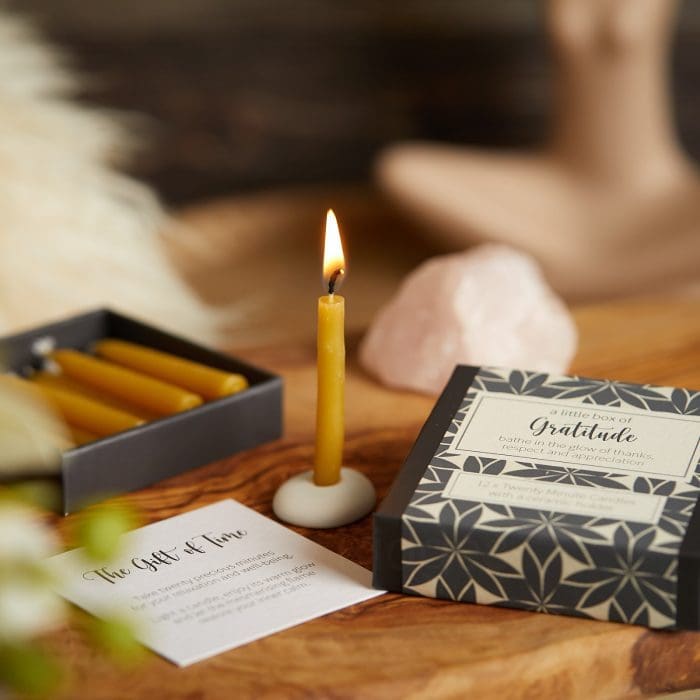 Cotton & Grey - A little box of Gratitude - Twenty Minute Candles