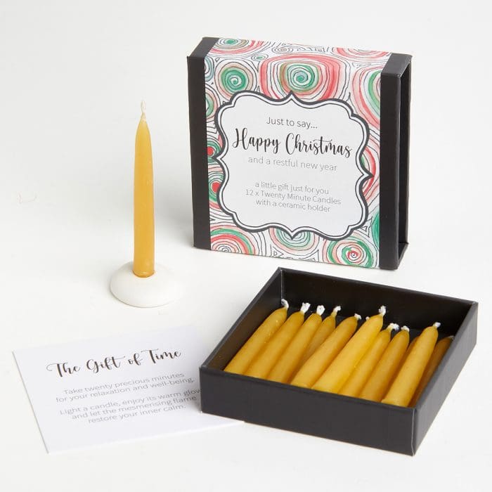 Just to say Happy Christmas Candles