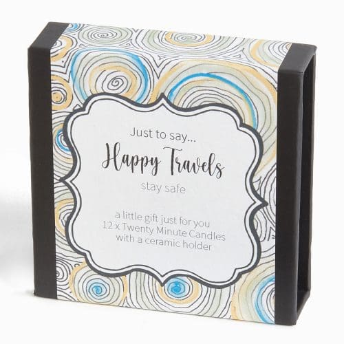 Just to say... Happy Travels Candles