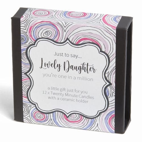 Just to say... Lovely Daughter Candles