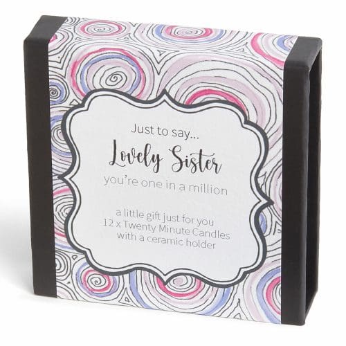 Just to say... Lovely Sister Candles