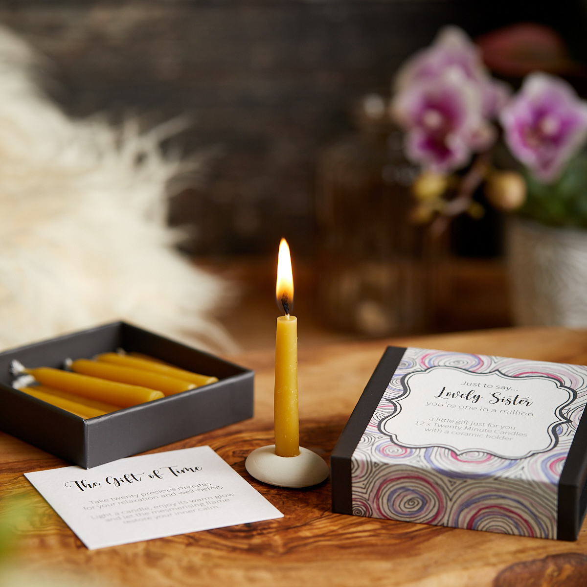 Just to say... Lovely Sister Candles