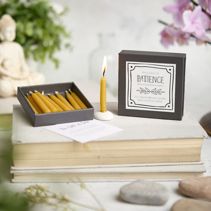 The Power of Patience Candles