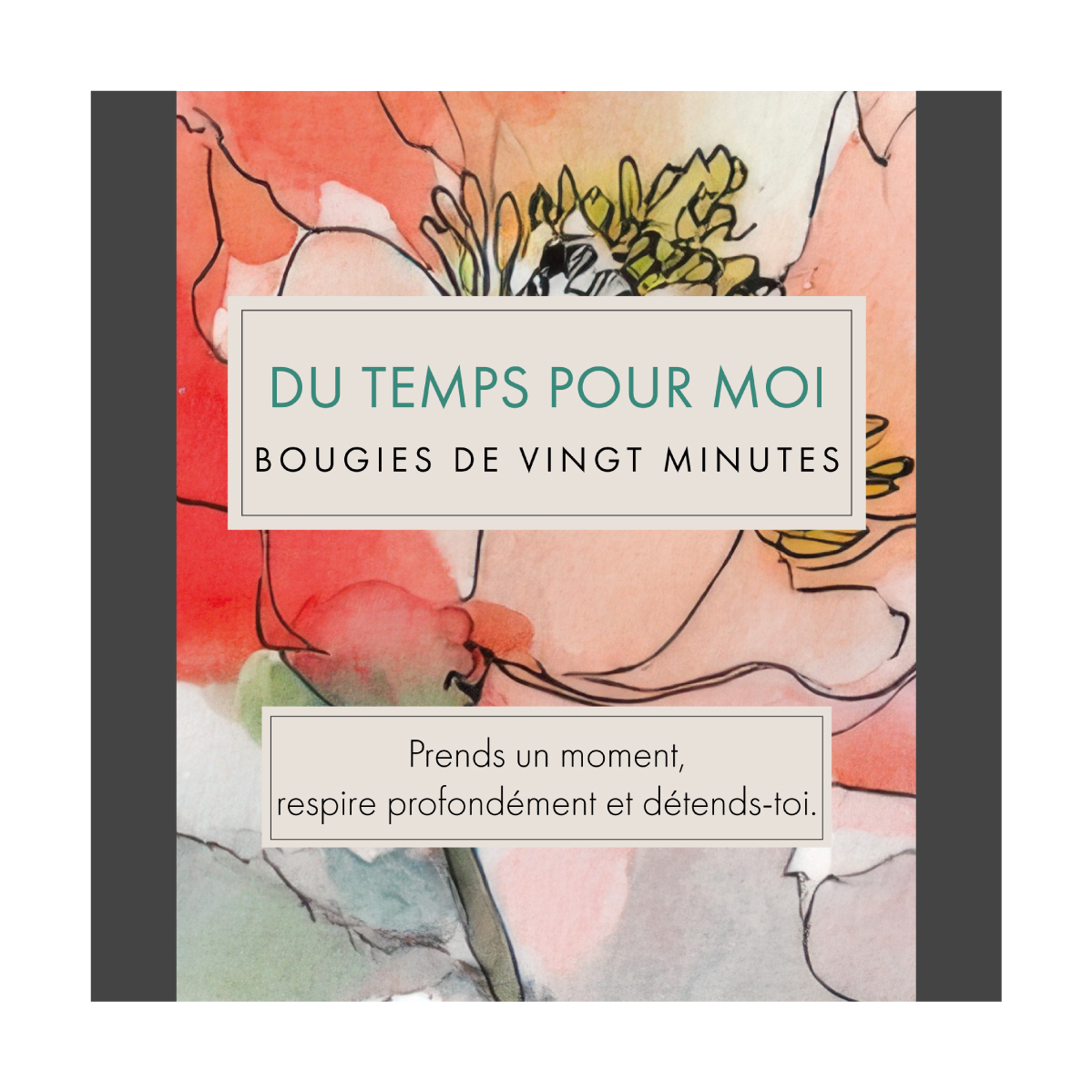 Du Temps Pour Moi (Watercolour) FR